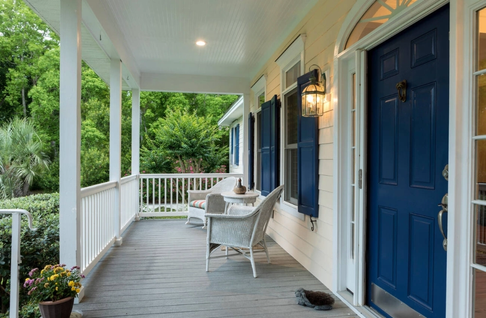 Home Entrance With Covered Porch